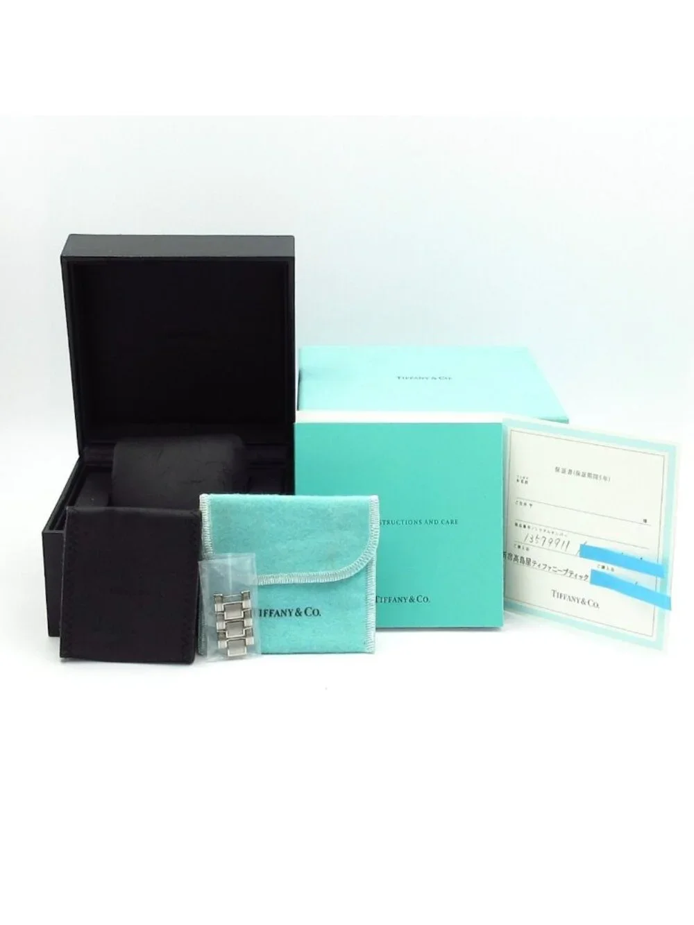 Tiffany & Co Watch Atlas Round Dark Gray